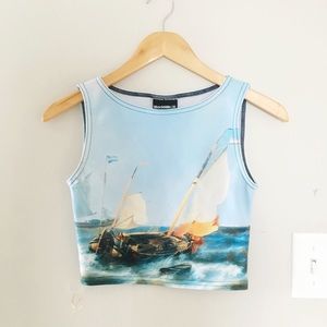 Blackmilk Seascape Wifey Top